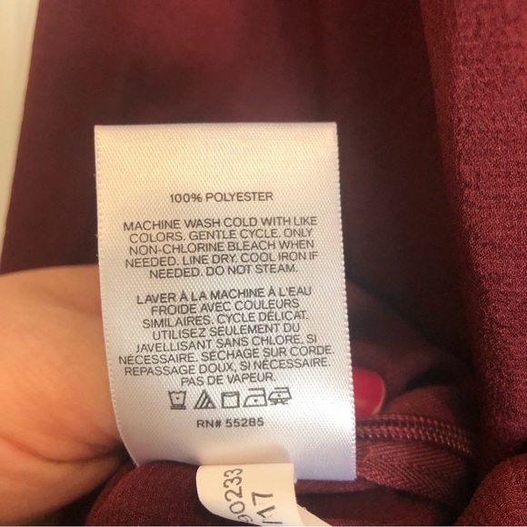 Express One Shoulder Blouse with Tie   Size SP - Picture 3 of 6